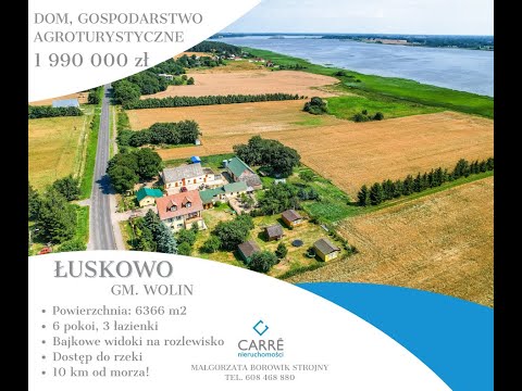 DOM | AGROTURYSTYKA ŁUSKOWO 10 KM OD MORZA