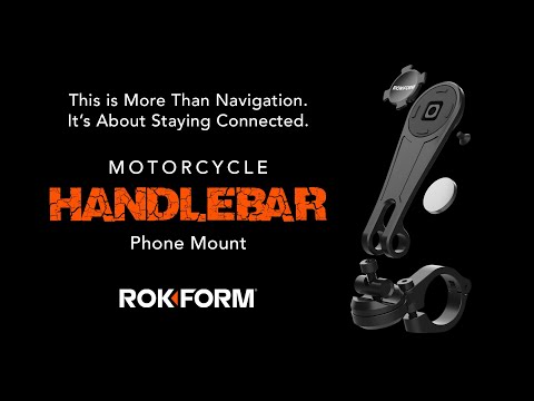ROKFORM Motorcycle Handlebar Phone Mount - Built to Last!