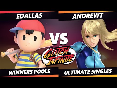 Glitch Infinite - Edallas (Ness) Vs. AndrewT (Zero Suit Samus) - SSBU Ultimate Tournament
