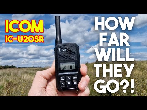 Icom IC-U20SR Ultimate range tests!!!