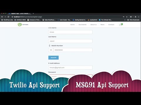 Plugin Demo | Twilio WordPress Plugin |Orion OTP | Mobile Verification