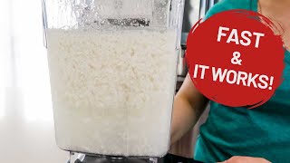 How to Make Cauliflower Rice FAST | In a Blender!