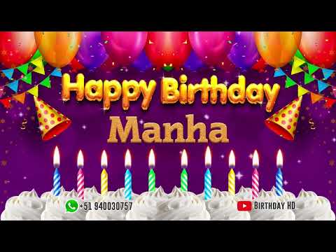 Manha Happy birthday To You - Happy Birthday song name Manha 🎁