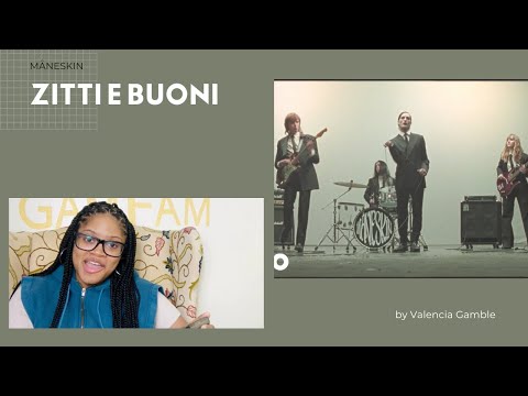 (FIRST TIME REACTION) Måneskin- Zitti E Buoni- Reaction Video!