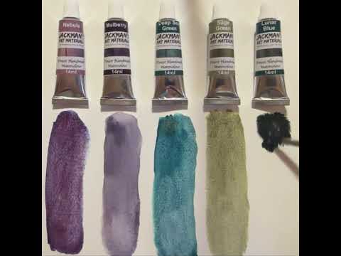 A Collection Of Granulating Watercolours By M.Jackman Vol.1 - Jackman's Art Materials