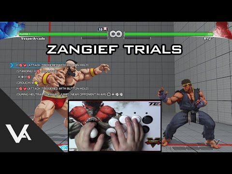 Street Fighter V / 5 Trial Mode - Zangief (1080p 60fps)