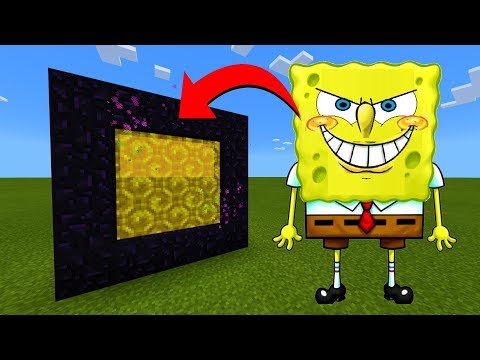 CraftSix - How To Make A Portal To The Evil Spongebob Dimension in Minecraft!