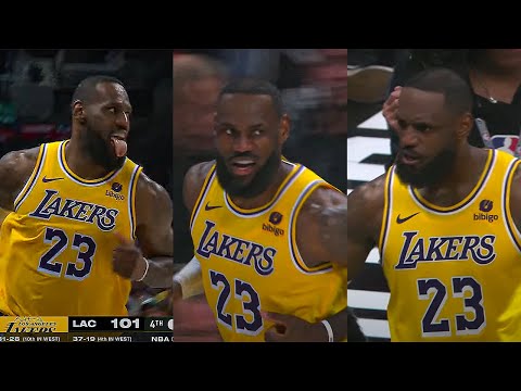 LeBron James TAKES OVER In The Clutch - Biggest 4th QTR Comeback Of His Career! | February 28, 2024