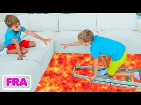 Le sol est de lave avec Vlad et Niki