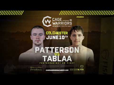 PATTERSON VS TABLAA - 145lbs Amateur MMA Contest #CWSE31