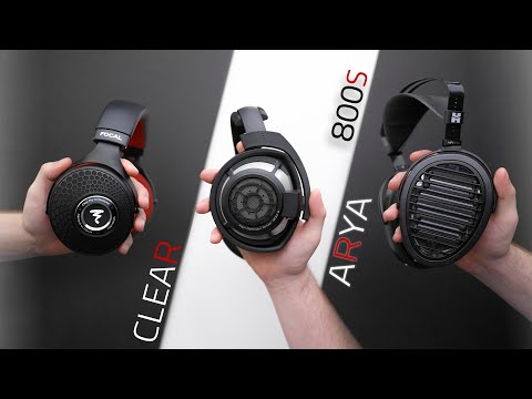 CLEAR MG PRO vs ARYA vs HD800S! Headphone Comparison