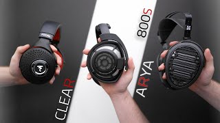 Video thumbnail for CLEAR MG PRO vs ARYA vs HD800S! Headphone Comparison by Joshua Valour