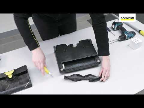 How to daily maintain your Karcher EB 30/1 - Compact Floor Sweeper