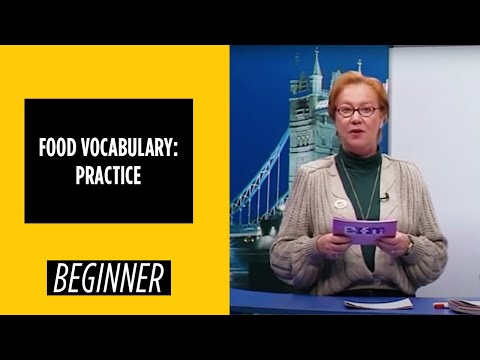 Beginner Level Food Vocabulary Practice | English For You
