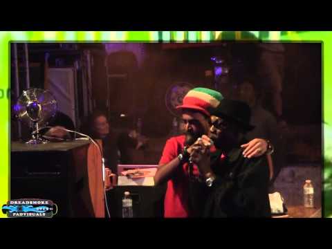 KING EARTHQUAKE ft anthony johnson & brother culture - Dreader Than Dread (3) @ REGGAE BUS (b) 2014