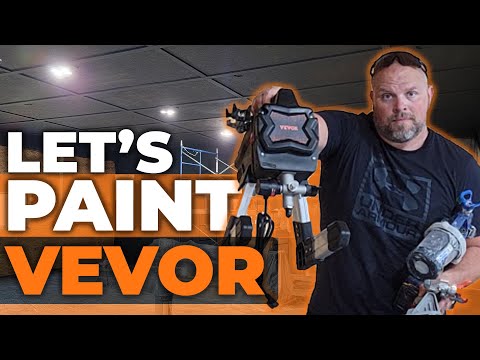 VEVOR Airless Paint Sprayer X6 - How to paint OSB