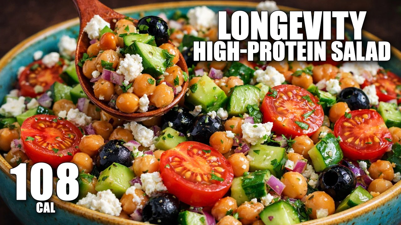 Mediterranean chickpea salad — video recipe