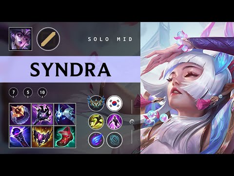 Syndra Mid vs Taliyah - KR Challenger Patch 25.22