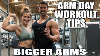 Arm Day Tips - Full Arm Workout - Get Bigger Biceps and Triceps