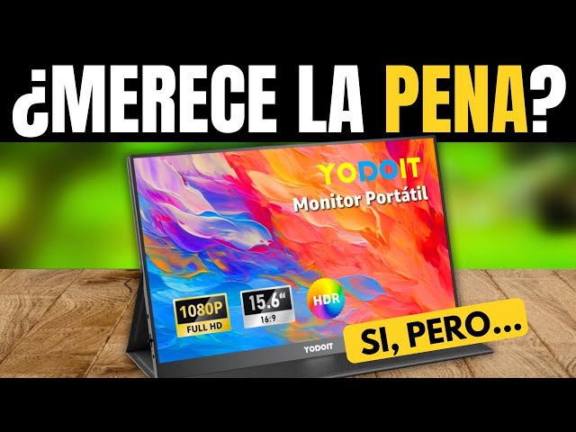 Vídeo relacionado con Visual Beat Monitor Portátil Táctil 15,6" Full HD 1080P, IPS 100% sRGB, USB-C y HDMI, Toque de 10 Puntos, Funda Soporte, VESA, para Portátil, PC, Mac y Switch