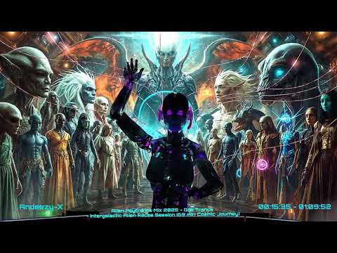 Andeezy-X - Alien Psytrance Mix 2025 | Goa Trance | Intergalactic Alien Races Session