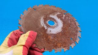 No one has ever used an old saw blade like this. The village master showed his tricks