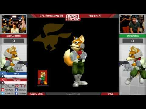 CFL Smackdown 93 Melee - Shotlandcore (Fox) vs Stonerocks (Green) - Winners R2