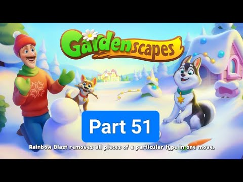 Gardenscapes New Area Part 51 (story and gameplay)
