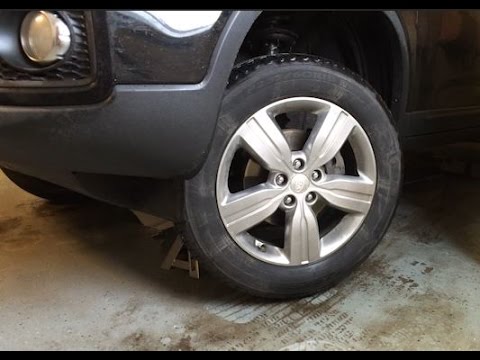 2013 Kia Sorento Brake and Rotor Replacement