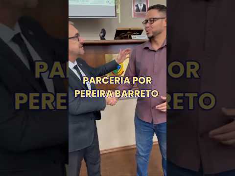 Município de Pereira Barreto com Marcelo Strama em adesão ao Contrata Mais Brasil 🚀