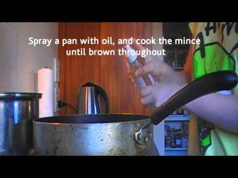 -chunky spaghetti bolognese-