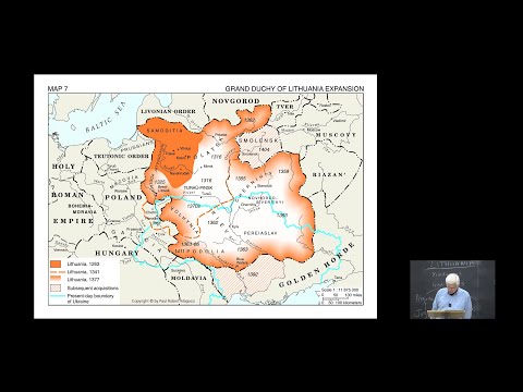 Ukraine: A History. Lecture 11: Lithuania and the union with Poland