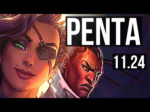 SAMIRA & Zyra vs LUCIAN & Nami (ADC) | Penta, 26/3/3, Legendary | BR Diamond | 11.24