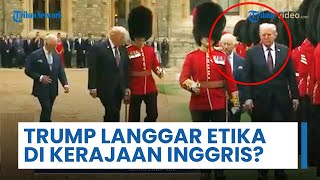Presiden AS Disebut Langgar Protokol Kerajaan Inggris, Buntut Berjalan di Depan Raja Charles II