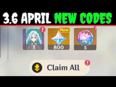 *April New 3.6* GENSHIN IMPACT REDEEM CODES 2023 - GENSHIN IMPACT CODES 2023 - GENSHIN CODES