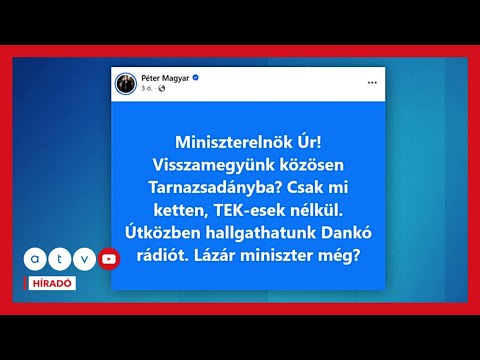 "Csak mi ketten, TEK-esek nélkül" – Magyar Péter utazásra invitálta Orbán Viktort