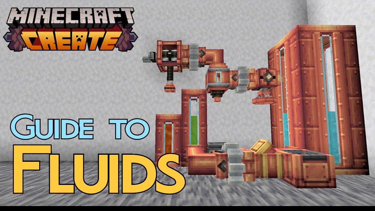 Minecraft Create Mod Tutorial (1.20.1): Beginners Guide to Fluids.