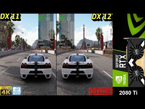 Grid (2019) Ultra High Settings 4K DX11 vs DX12 Performance | RTX 2080 Ti | i9 9900K 5GHz