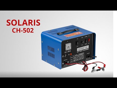 фото зарядное solaris ch-502 (12 в / 24 в, 50 а, 150 - 450 ач, boost) для аккумулятора автомобильное 0