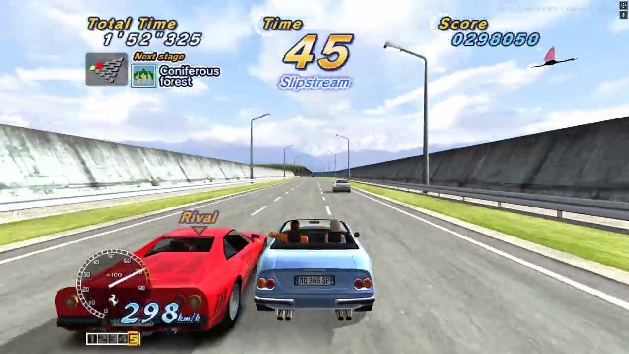 PC ARCADE= OUTRUN 2 SP DX -OUTRUN MODE -  365 DAYTONA - 2026 UK ARCADES TEKNOPARROT