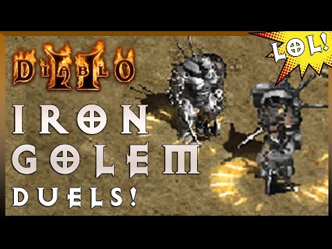 Iron Golem Duels! | Diablo 2 Battle Bots