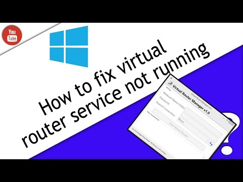 How To Fix Virtual Router Service Not Running