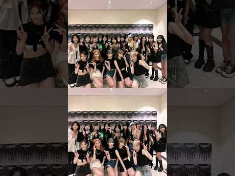 LE SSERAFIM with JKT48 so cute #shorts