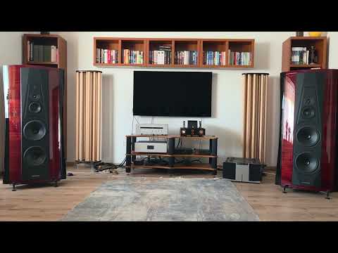 Audiomat D1 Drive, Audiomat Maestro 3, Unison Research S6,  Sonus Faber Stradivari 