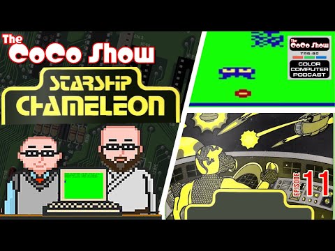 Starship Chameleon Review for the TRS-80 Color Computer / Dragon 32 - The CoCo Show Podcast 11