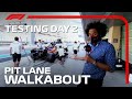 Final Day Of Post-Season Testing Pit Lane Walkabout | 2021 Abu Dhabi Grand Prix