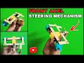 How To Make Steering Mechanism For Front Axel At Home
