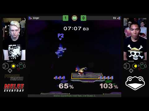 Rik with the SICKEST edgeguard on Ginger at Hold That L 4!