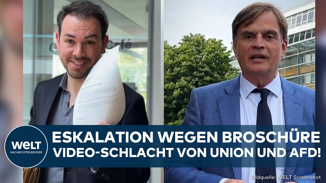 DEUTSCHLAND: Eskalation bei Union und AfD! Parteien liefern sich Schlacht mit Videos wegen Broschüre