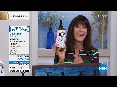 Korres Olive Oil   Orchid Gel  1 Liter